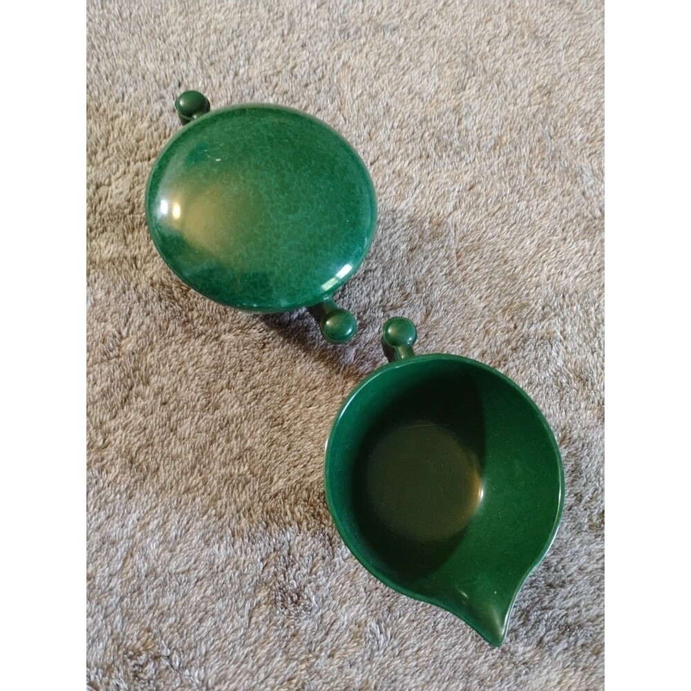 MCM Color Flyte Melmac Sugar Bowl And Creamer Set